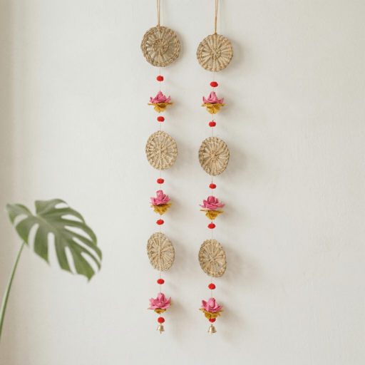 Pankhuri Handcrafted Chamba Streamer - Set of 2 – Home Decor on Brown Living™. SKU: HG-2382. Img 3.