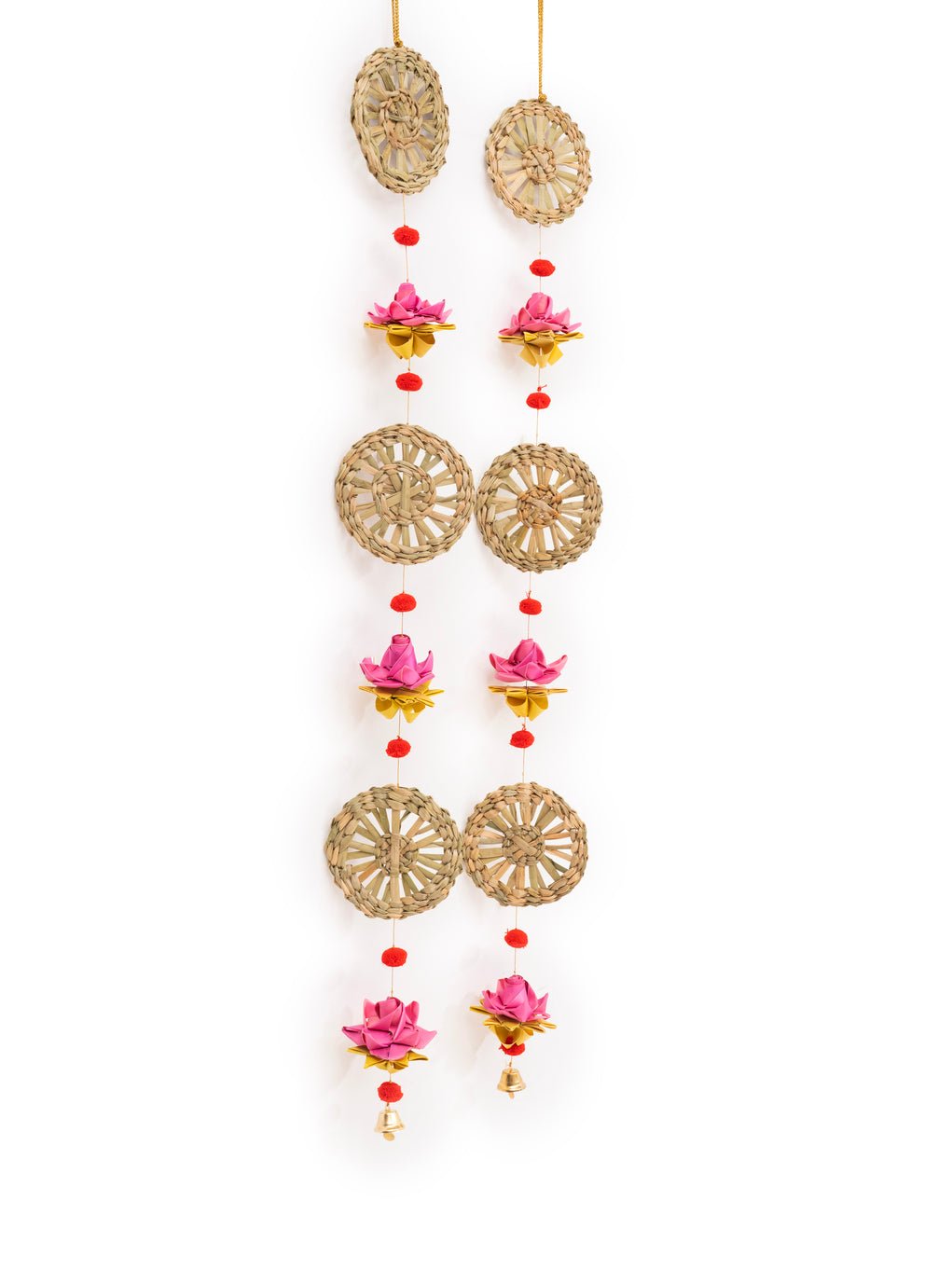 Pankhuri Handcrafted Chamba Streamer - Set of 2 – Home Decor on Brown Living™. SKU: HG-2382. Img 1.