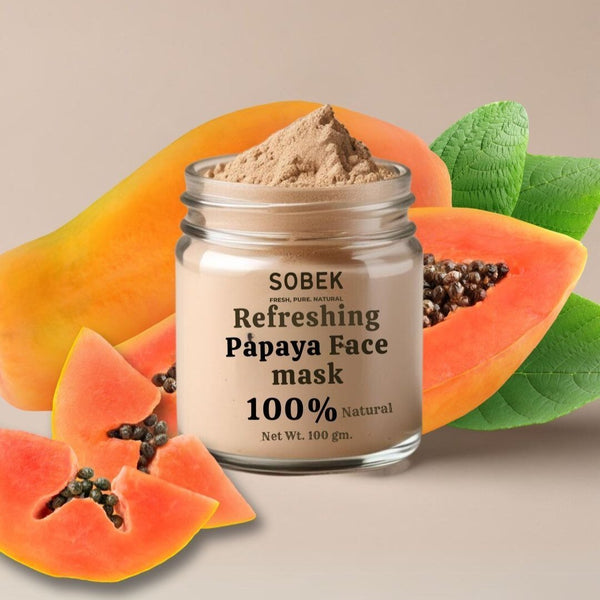 Papaya Refreshing Powder Face Mask/Pack 100 g | Verified Sustainable by Brown Living™