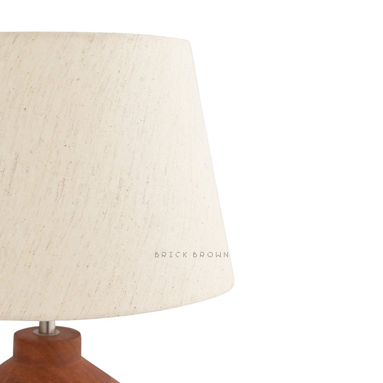 Pastel Flora Night Lamp | Handcrafted Mango Wood Table Lamp | Verified Sustainable by Brown Living™