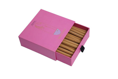 Patchouli Dhoop Sticks | 50 Fragrant Sticks with Reusable Holder – Home Decor on Brown Living™. SKU: PAID013. Img 2.