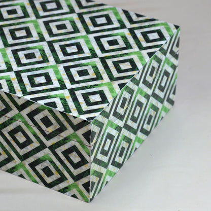Pattern Tea Box | Jewellery Box – Organizers by The Mohraj available on Brown Living™. . SKU: MJ00098BXO. Img 3.