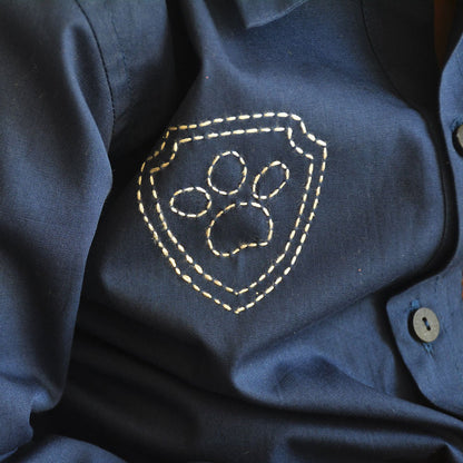 Paw Patrol Embroidered Cotton Shirt – Kids Shirts on Brown Living™. SKU: PPES - 1. Img 9.