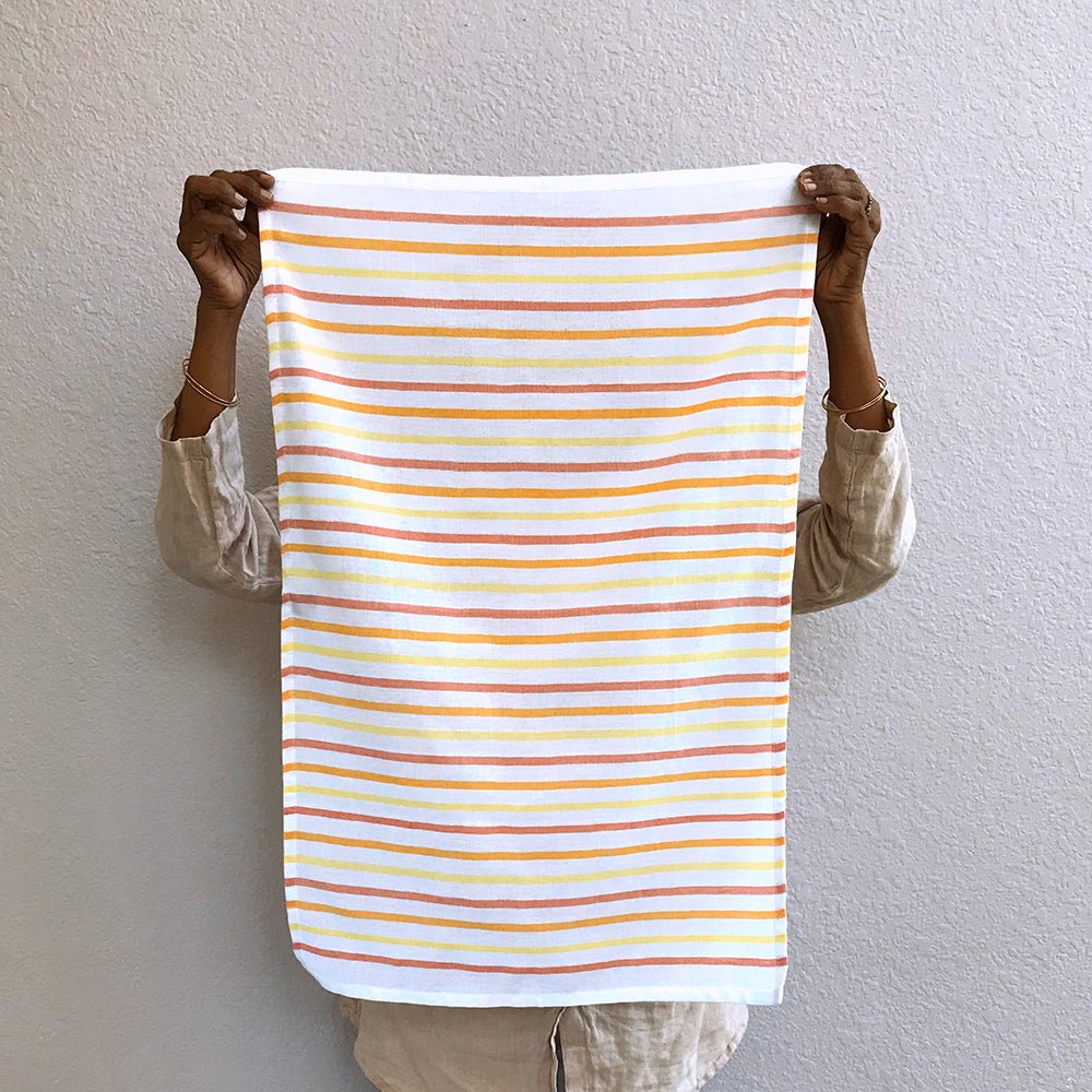 Peach Collection Kitchen Towel Linens – Kitchen Linens on Brown Living™. SKU: KR - CS. Img 3.