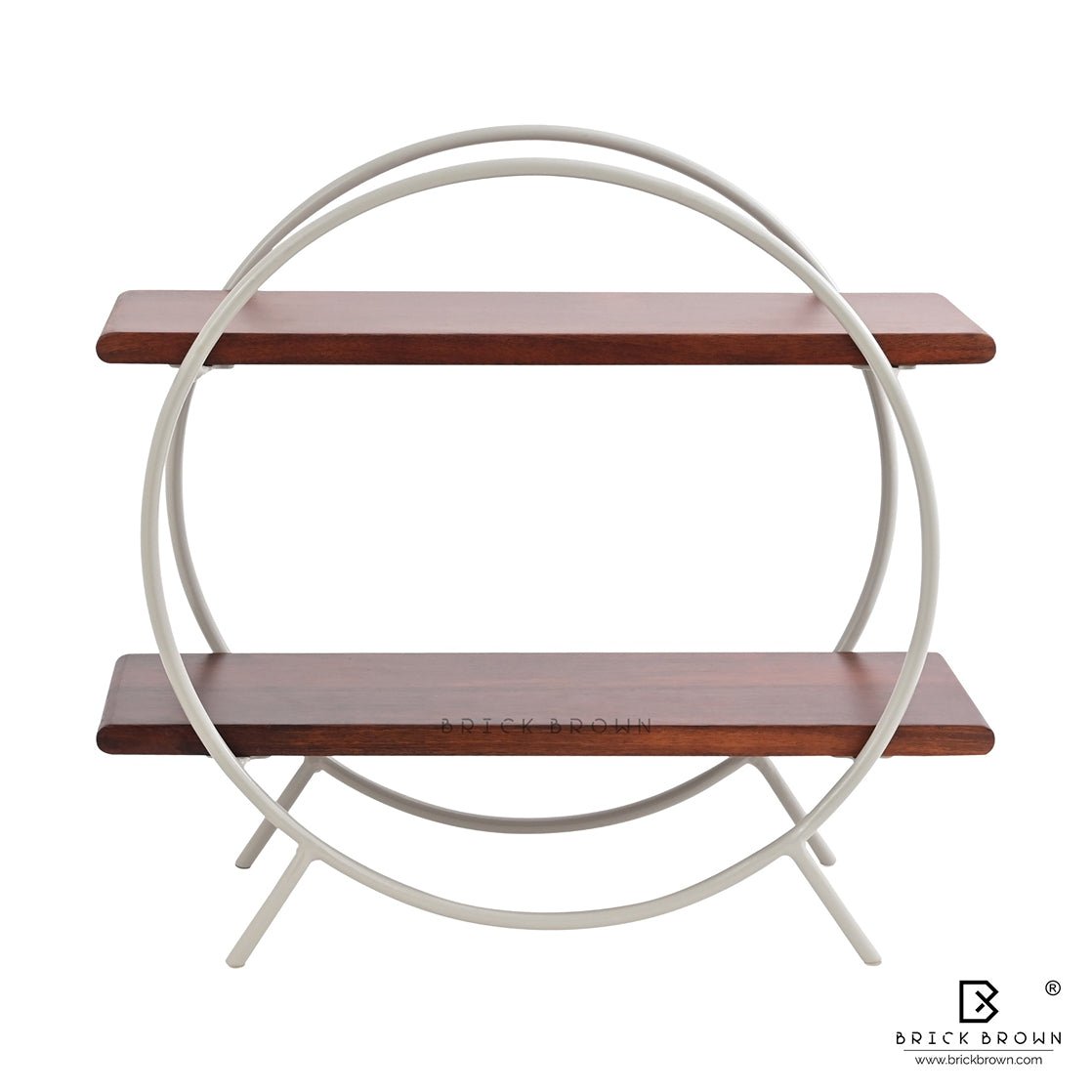 Pearl Circular Home and Kitchen Organizer Rack - Storage Shelf | Verified Sustainable by Brown Living™