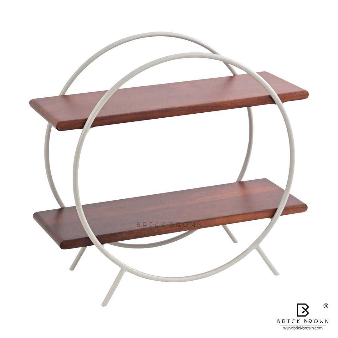 Pearl Circular Home and Kitchen Organizer Rack - Storage Shelf | Verified Sustainable by Brown Living™