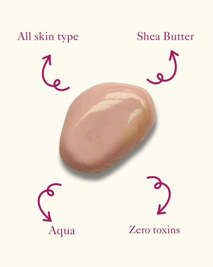 Pebble Shaped Goat Milk and Shea Butter Soap Bar – Body Soap on Brown Living™. SKU: SOB - SOAP - 17 - 1. Img 5.