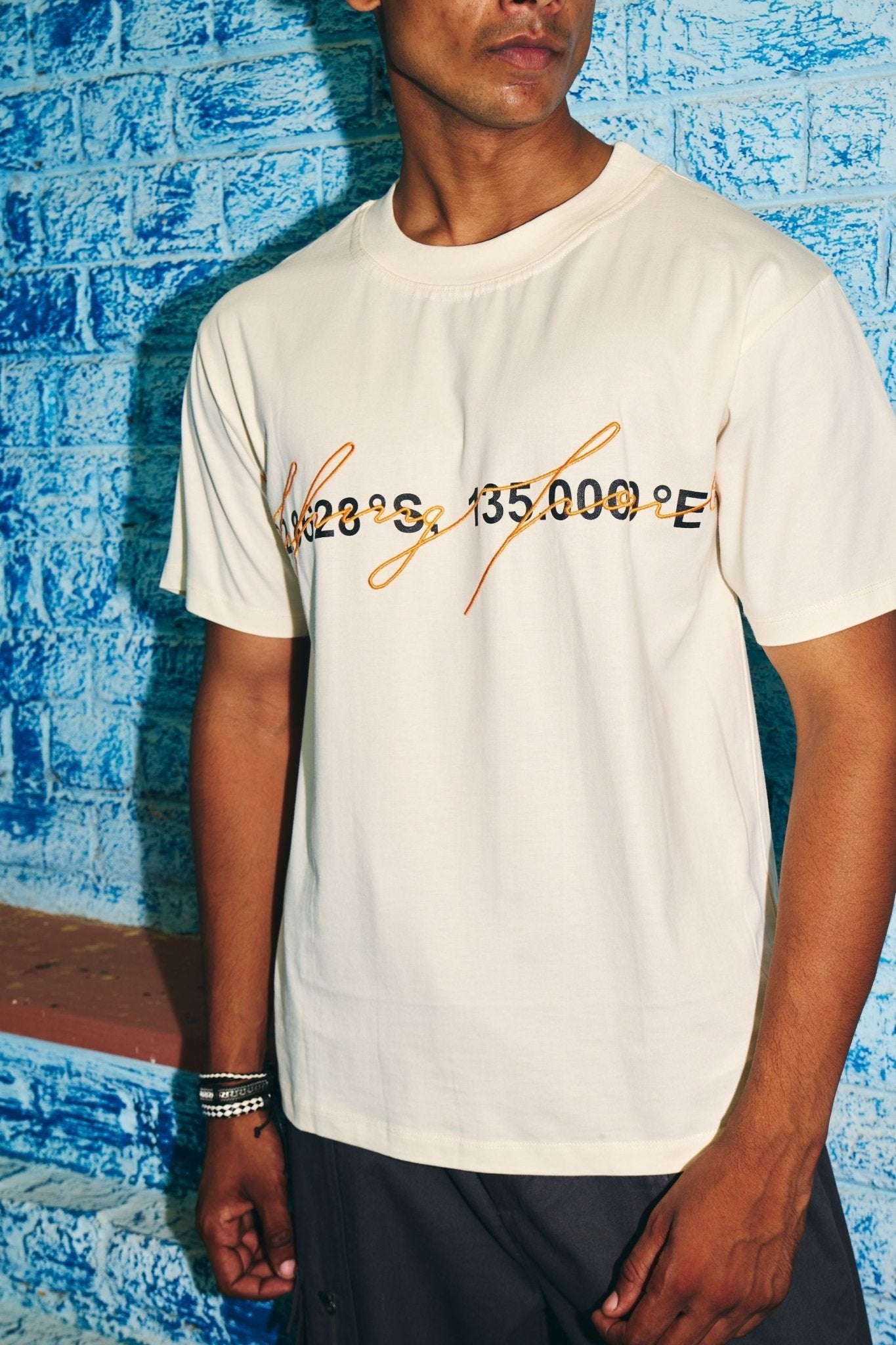 Penguin Print Unisex T-Shirt – Cute Graphic Casual Everyday Wear – Womens T-Shirt on Brown Living™. SKU: NBTW-009. Img 4.