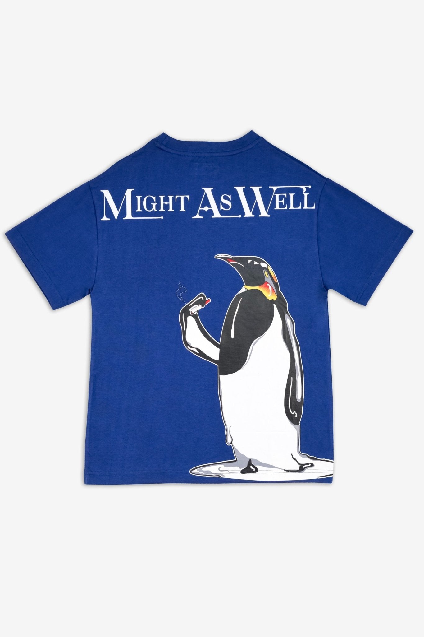 Penguin Print Unisex T-Shirt – Cute Graphic Casual Everyday Wear – Womens T-Shirt on Brown Living™. SKU: NBTW-13. Img 11.