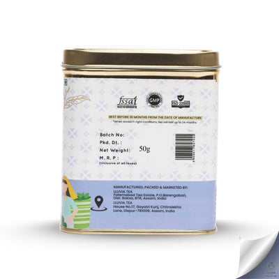 Peony White Tea – Weight Loss & Blood Circulation – 50g – Tea on Brown Living™. SKU: TTTin50New. Img 3.