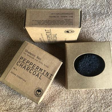 Peppermint - Charcoal Shampoo Bar for Dandruff and Itchy Scalp | Verified Sustainable by Brown Living™