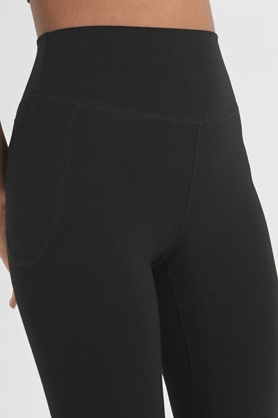 Perfect Fit Natural Fabric Black Legging – Womens Leggings on Brown Living™. SKU: ELHNLGBLKXS. Img 5.