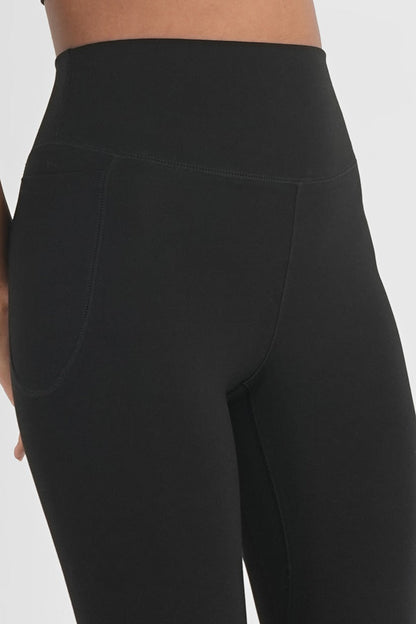 Perfect Fit Natural Fabric Black Legging – Womens Leggings on Brown Living™. SKU: ELHNLGBLKXS. Img 5.