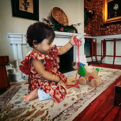 Perfect Pull Along Dog Toy For Toddlers – Toy Trains & Vehicles on Brown Living™. SKU: W_PDG. Img 4.