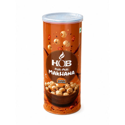 Peri Peri Makhana 60g | Roasted Fox Nuts Spicy Healthy Snack – Healthy Snacks on Brown Living™. SKU: HGE0003. Img 2.