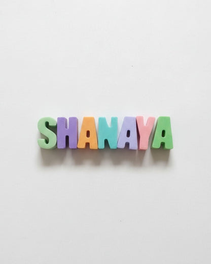 Personalized Name Alphabets Soap Set Of 6 Gift Set – Body Soap on Brown Living™. SKU: SOB-SOAP-42. Img 2.