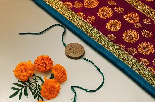 Petal Promise Eco - Friendly Rakhi with Free Roli & Seeds! | Verified Sustainable Rakhi on Brown Living™