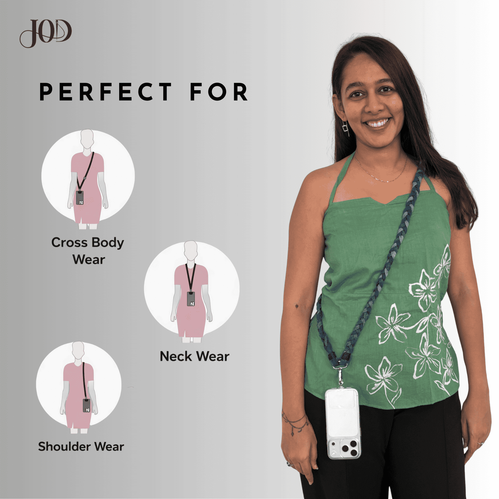 Phone Slings & Crossbody Phone Straps – Womens Accessories on Brown Living™. SKU: PS32. Img 2.