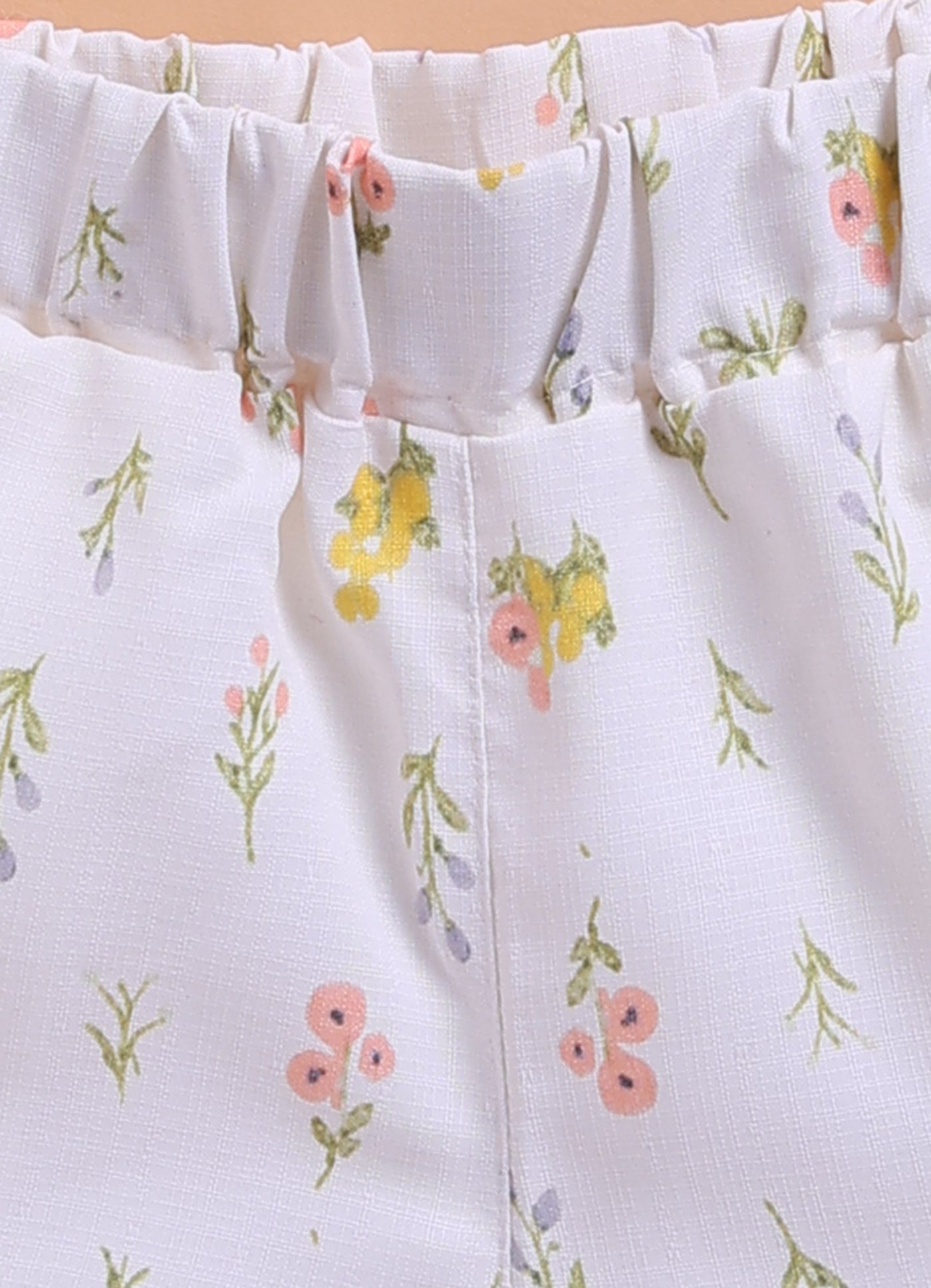 Phulwari Girls Cotton Co - ord Set | Floral Printed Comfortable Outfit – Kids Daywear Sets on Brown Living™. SKU: PWG23M1. Img 2.