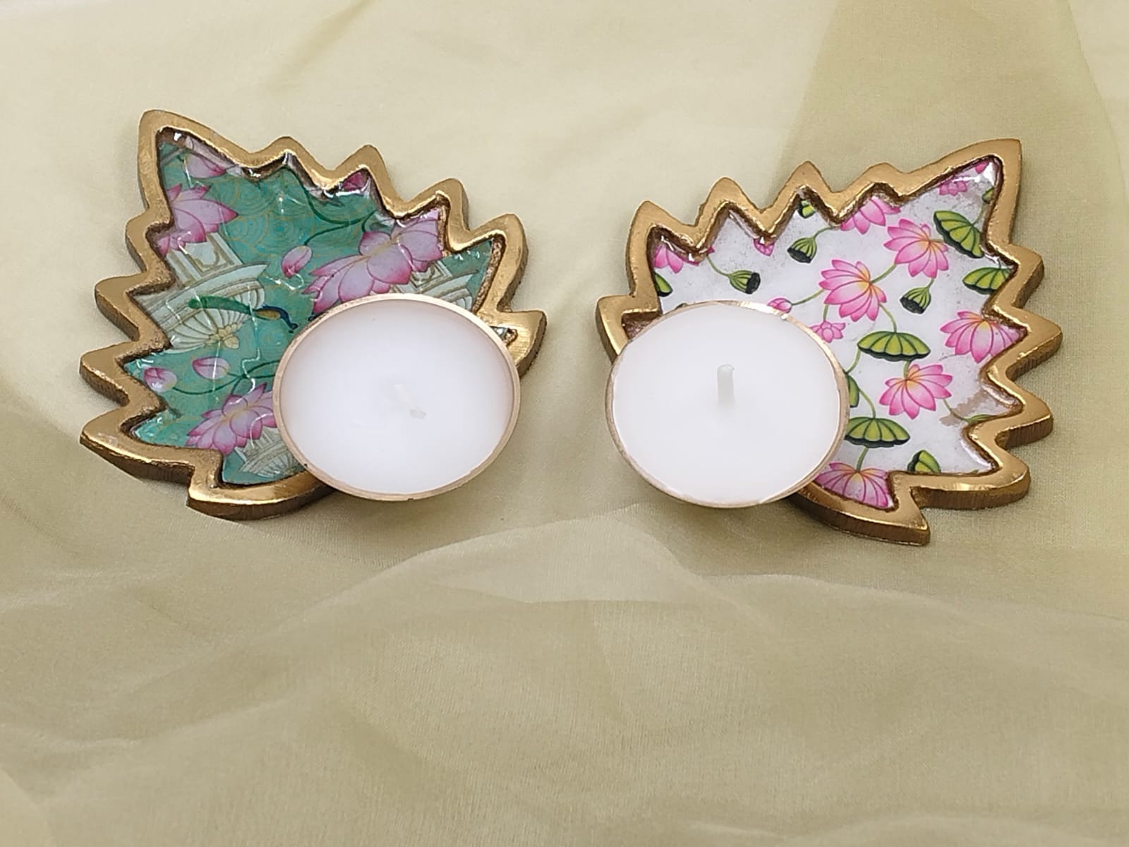 Pichwai Soy Candles - Set of 2 – Candles & Fragrances on Brown Living™. SKU: SN2563. Img 3.