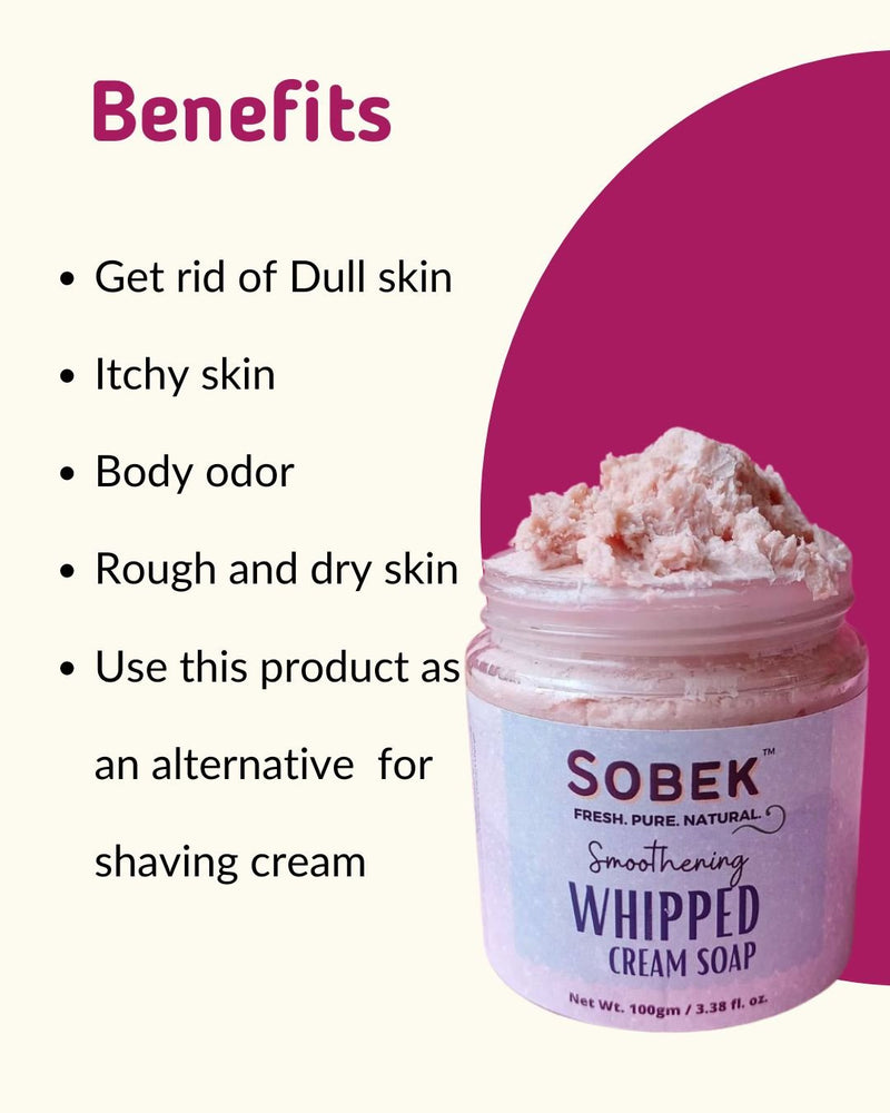 Pink Floral Bouquet Whipped Cream Soap - 100 g | Verified Sustainable by Brown Living™