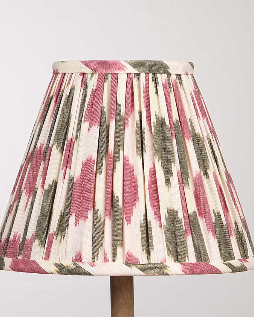 Pink Ikat Empire Lampshade – Lamps & Lighting on Brown Living™. SKU: IHLS0024-M. Img 4.