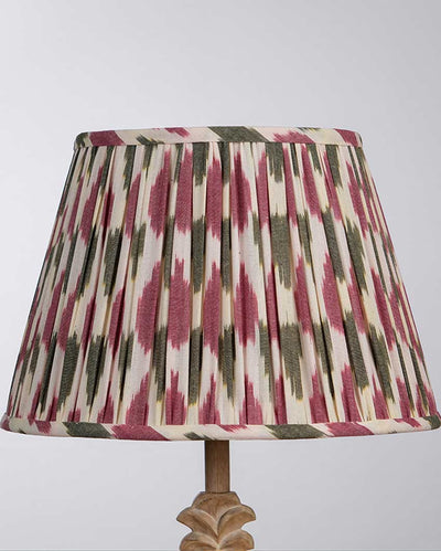 Pink Ikat Empire Lampshade – Lamps & Lighting on Brown Living™. SKU: IHLS0024-M. Img 3.
