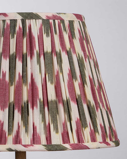 Pink Ikat Empire Lampshade – Lamps & Lighting on Brown Living™. SKU: IHLS0024-M. Img 5.