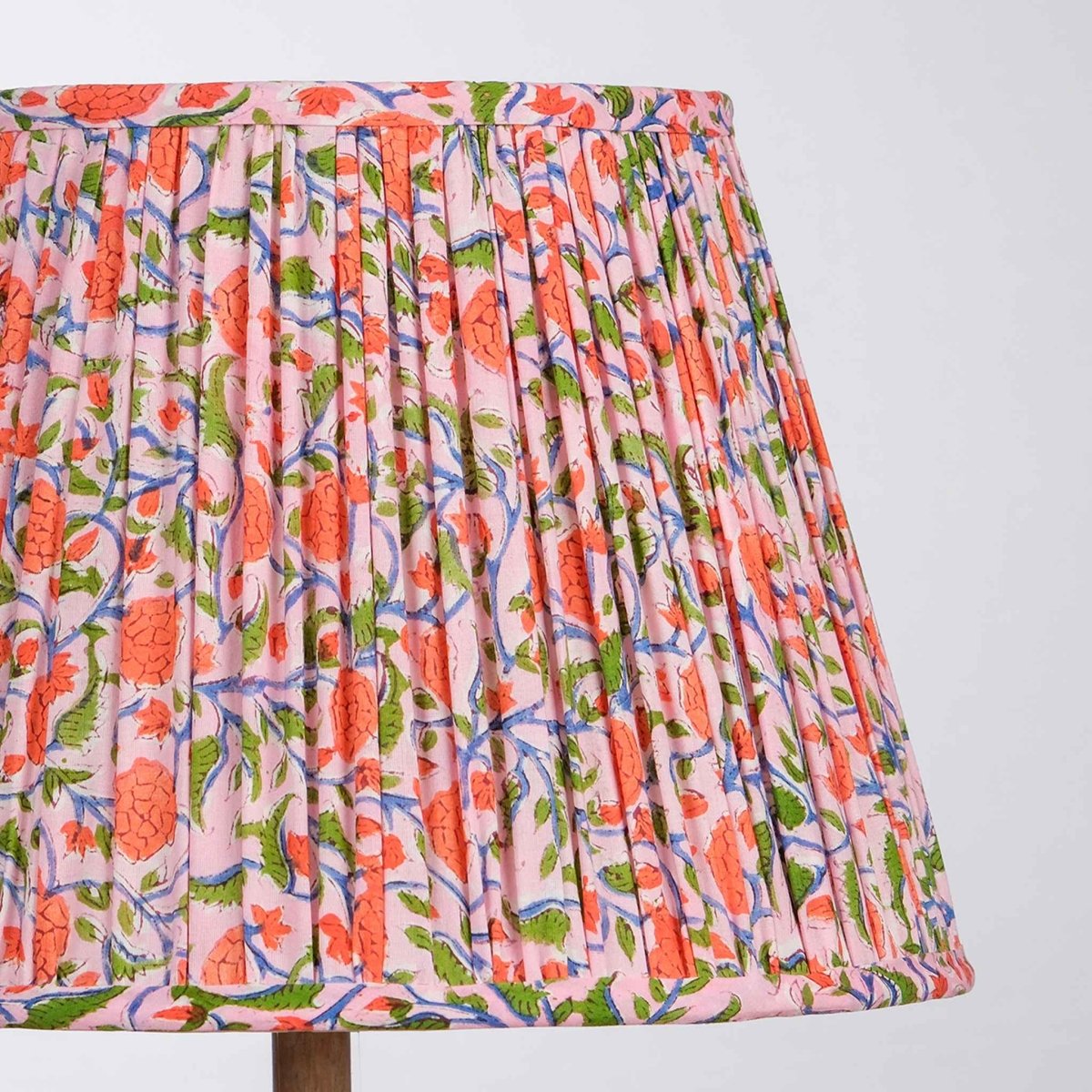 Pink Ikat Empire Lampshade – Lamps & Lighting by Inara Home available on Brown Living™. M . SKU: IHLS0024 - M. Img 2.