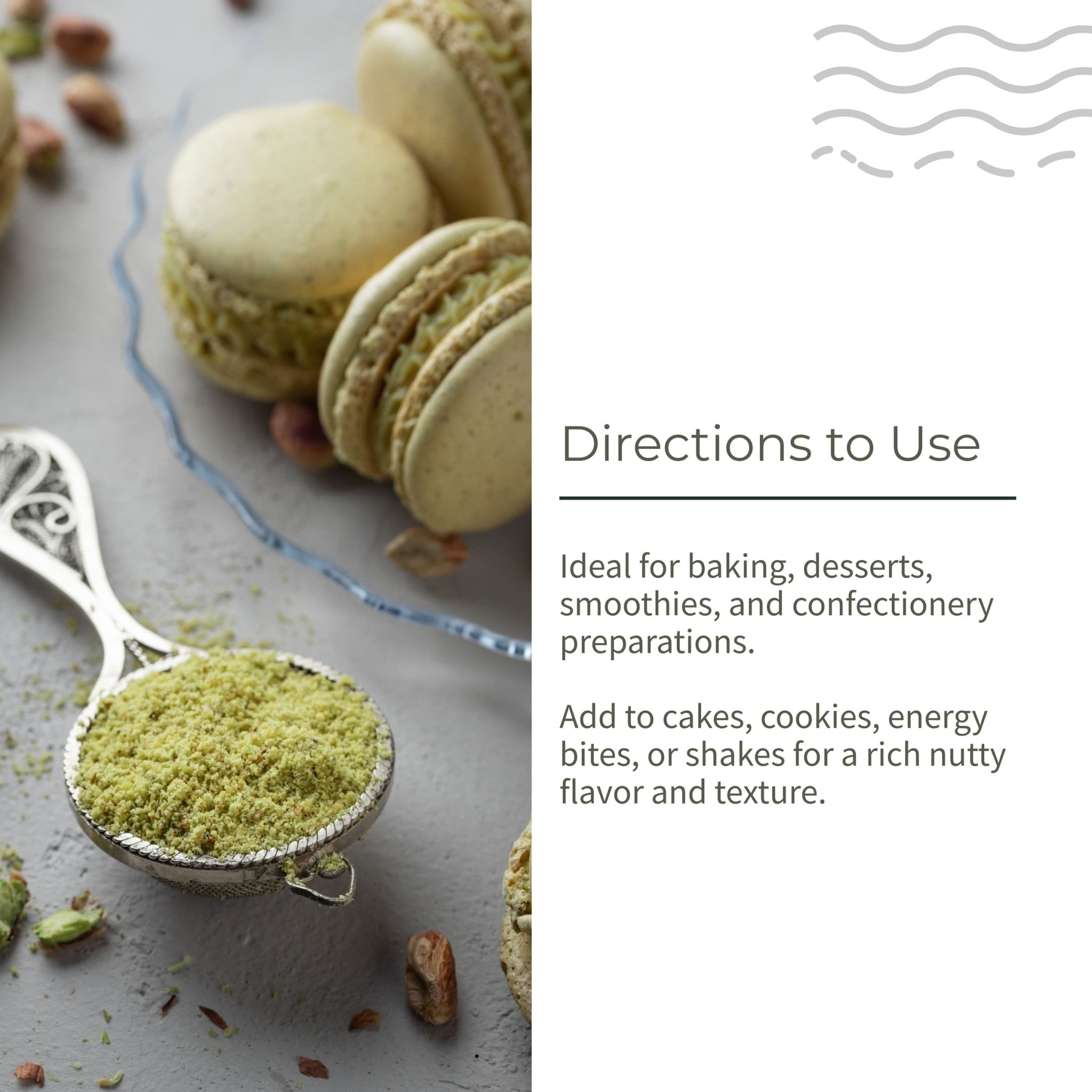 Pistachio Flour | Gluten Free | Healthy Baking Flour | 200g – Healthy Snacks on Brown Living™. SKU: ECOTYL00052. Img 4.