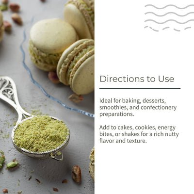 Pistachio Flour | Gluten Free | Healthy Baking Flour | 200g – Healthy Snacks on Brown Living™. SKU: ECOTYL00052. Img 4.