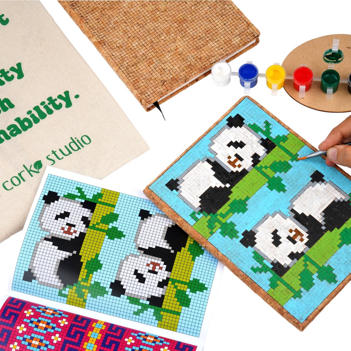 Pixel Art Diary Painting DIY Kit – Learning & Educational Toys by The Cork Studio available on Brown Living™. . SKU: TCS - 22. Img 3.