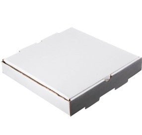 Pizza Box | Food Grade Corrugated Pizza Packaging Box – Food Wraps on Brown Living™. SKU: CLEC-27. Img 1.
