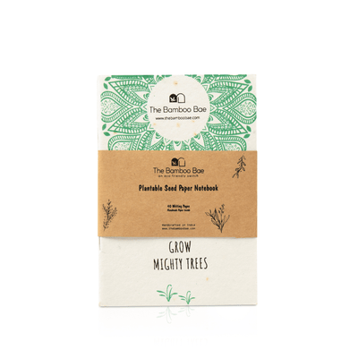 Plantable Notebook | Seed Paper Cover | Eco Friendly Diary – Notebooks & Notepads on Brown Living™. SKU: TBB-57. Img 8.