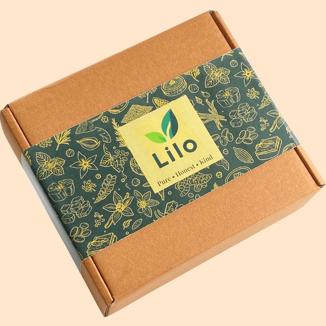 Plantable Rakhi Gift Set 1 – Gift Box by Lilo Naturals available on Brown Living™. . SKU: SKG001. Img 2.