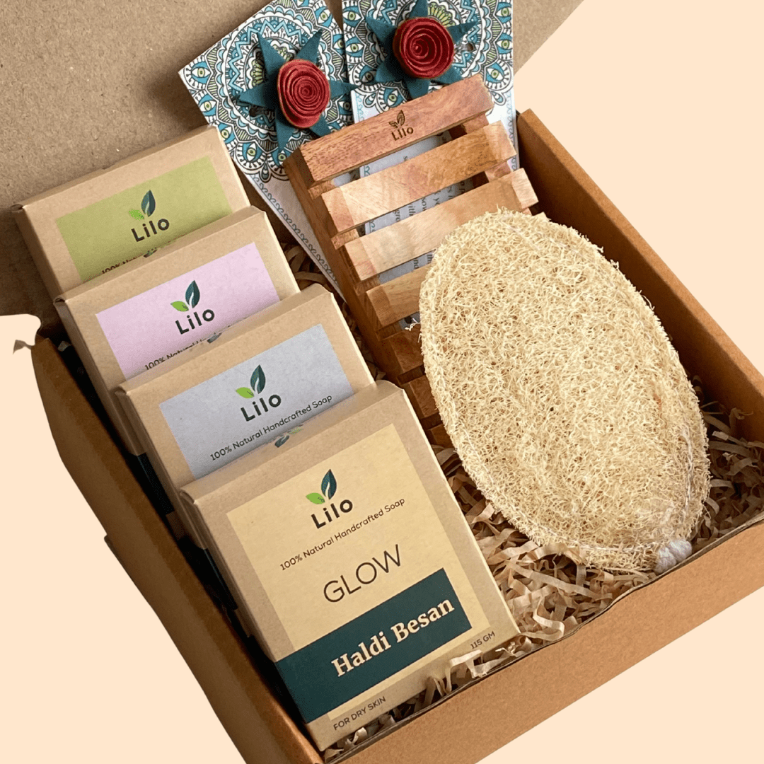 Plantable Rakhi Gift Set 2 – Gift Box by Lilo Naturals available on Brown Living™. . SKU: SKG002. Img 1.