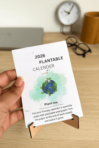 Plantable Seed Desk Calender 2026 – Calendars on Brown Living™. SKU: LUSH_0013. Img 4.