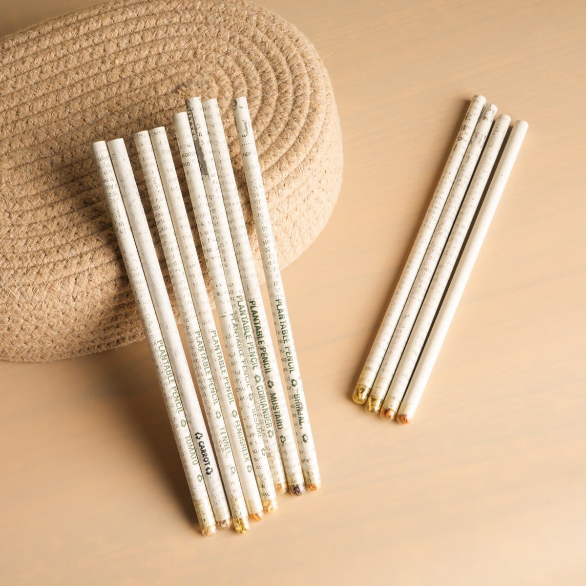 Plantable Seed Pencils | Eco - friendly Stationery | Set of 3 | Verified Sustainable by Brown Living™