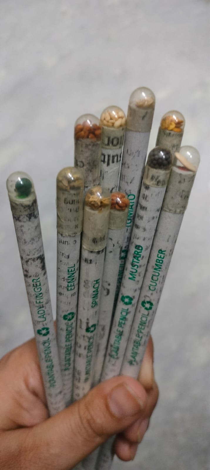 Plantable Seed Stationery - Pack of 10 – Pencils on Brown Living™. SKU: OEP240. Img 14.