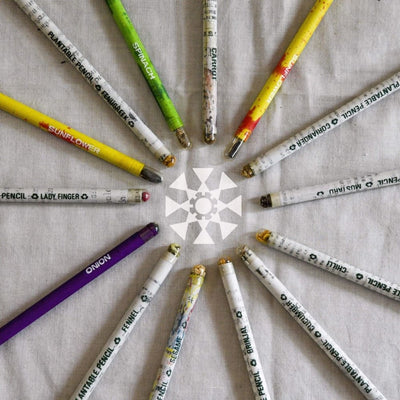 Plantable Seed Stationery - Pack of 10 – Pencils on Brown Living™. SKU: OEP240. Img 8.