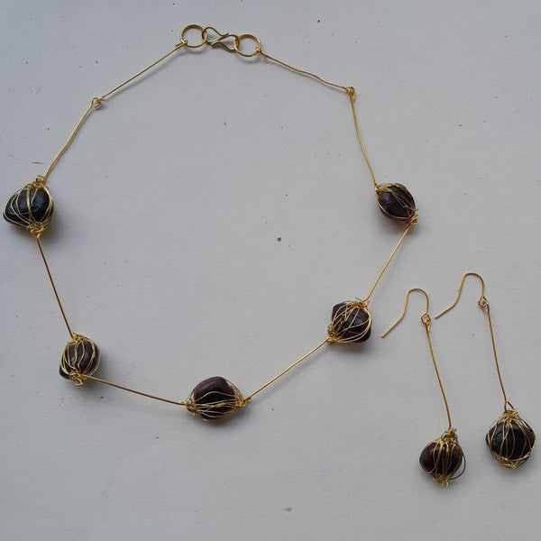 Plantable Tamarind Seed Jewelry Set | Verified Sustainable by Brown Living™