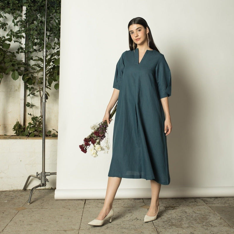 Pleated A - Line Maxi | Verified Sustainable by Brown Living™