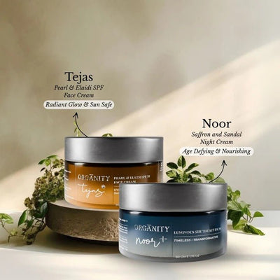 Plump Bombs AM - PM Moisturisers – Face Moisturizer on Brown Living™. SKU: ORG - COMBO - PLUMP. Img 3.