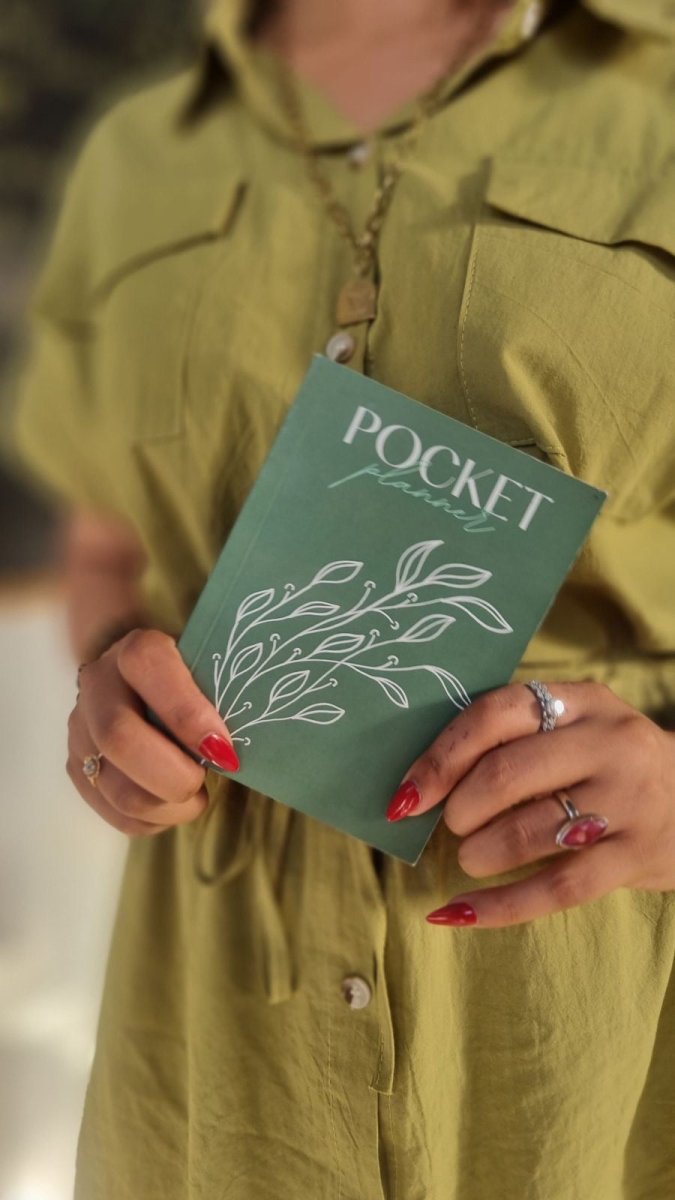 Pocket Planner – Compact Daily Organizer for Adults – Notebooks & Notepads by Zenify available on Brown Living™. . SKU: POC - PLA. Img 1.