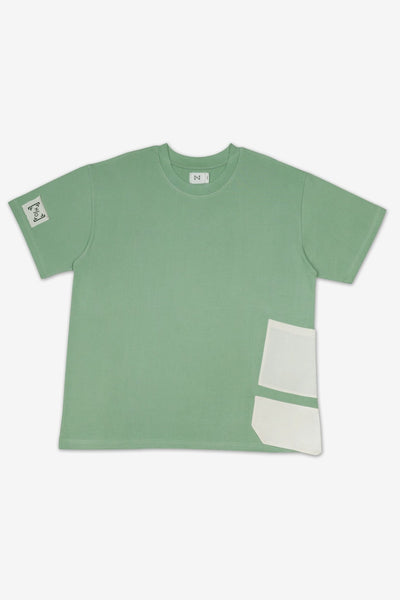 Pocket Unisex Oversized T-Shirt – Relaxed Fit Casual Everyday Wear – Womens T-Shirt on Brown Living™. SKU: NBTW-41. Img 7.