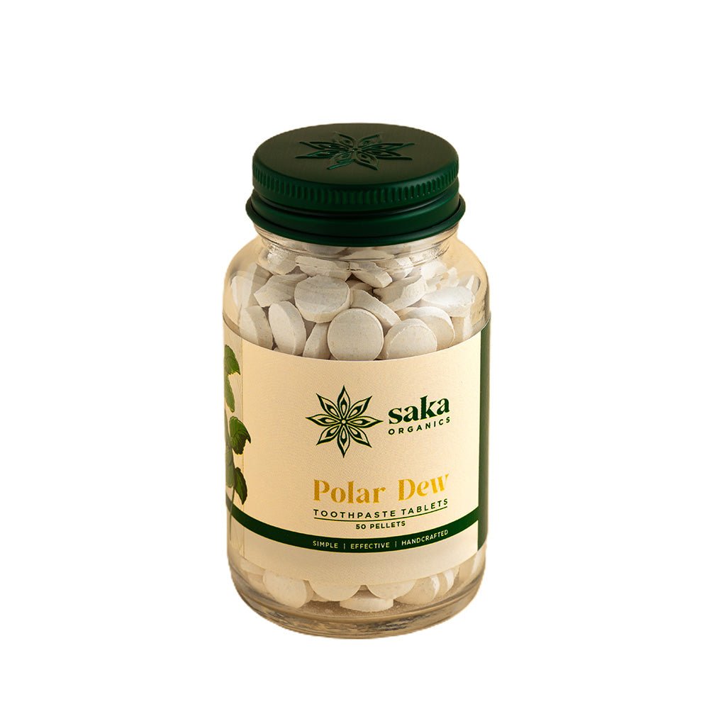 Polar Dew | Handmade Spearmint Toothpaste Tablets (250 Pellets) | Verified Sustainable by Brown Living™