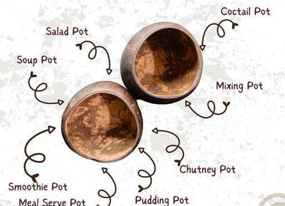 Polished Coconut Shells 150 ml - Set of 2 – Kitchen Tools by NATSBYTE available on Brown Living™. . SKU: coconut150ml. Img 3.