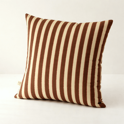Postcard Embroidered Cushion Cover Decorative Throw Pillow Cover – Covers & Inserts on Brown Living™. SKU: KOI-PL-BR-015. Img 2.