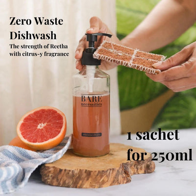 Powder to Liquid Dishwash with Dispenser – Cleaning Products on Brown Living™. SKU: BNHC005 - 1. Img 6.