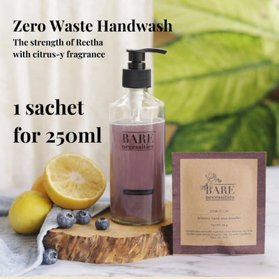 Powder to Liquid Handwash with Dispenser – Hand Wash on Brown Living™. SKU: BNPCI026 - 1. Img 2.